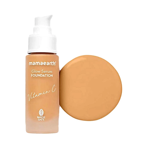 Glow Serum Foundation with Vitamin C & Turmeric for 12-Hour Long Stay - 01 Ivory Glow - 30 ml-ToffeeGlow